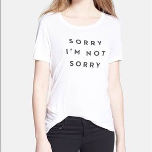 Milly Sorry I’m Not Sorry Tee